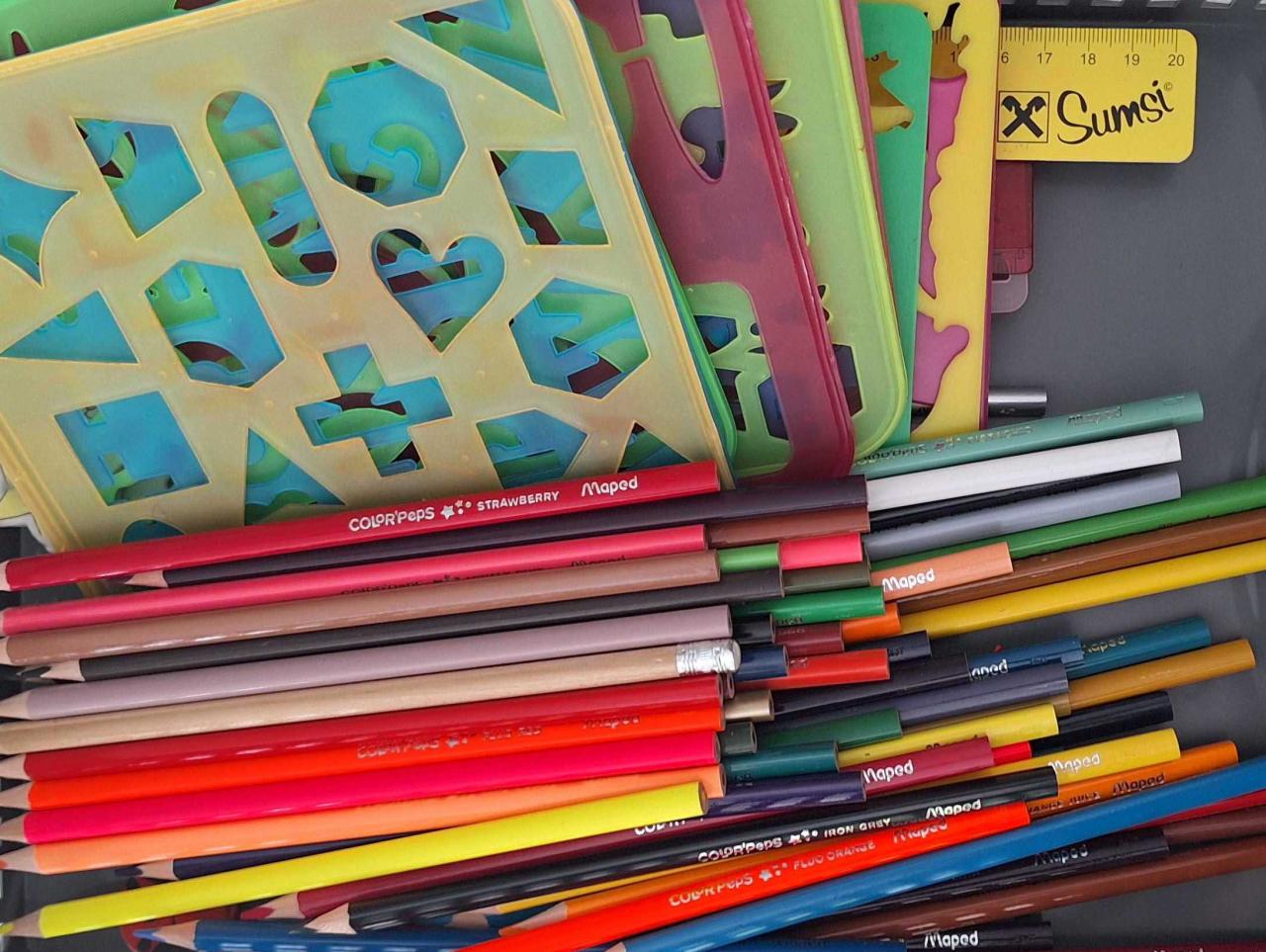bunter nachmittag bunte stifte holzfarben